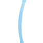 Dildo gigante Shots RealRock | Dildo grande transparente de 17" | Dildo doble | Dildo realista azul