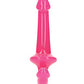 Shots RealRock 6" Strapless Strap-On que brilla en la oscuridad - Rosa neón
