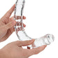 Dildo anal de roca real Shots | Dildo grande transparente de 33 cm | Dildo doble | Dildo gigante transparente