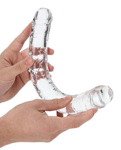 Dildo anal de roca real Shots | Dildo grande transparente de 33 cm | Dildo doble | Dildo gigante transparente