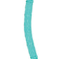 Dildo realista Shots RealRock | Dildo grande de cristal transparente de 33 cm | Dildo doble turquesa | Dildo anal