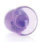 Tapón Anal RealRock Crystal Clear de 3,5" - Morado