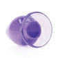 Tapón Anal Transparente Shots RealRock Crystal de 4,5" - Morado