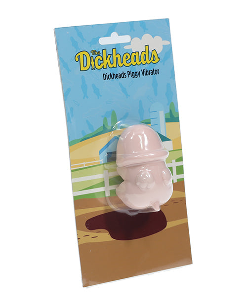 Vibromasseur en silicone cochon à 10 vitesses The Dickheads Shots - Rose
