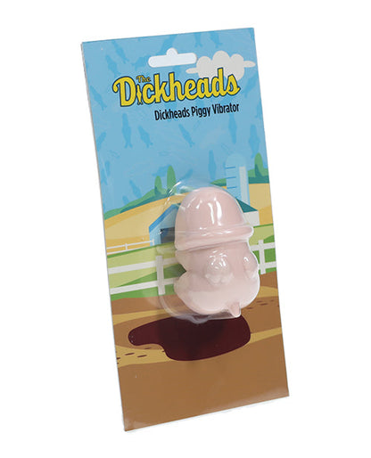 Vibromasseur en silicone cochon à 10 vitesses The Dickheads Shots - Rose