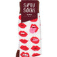 Shots Sexy Socks Lip Love - Femme