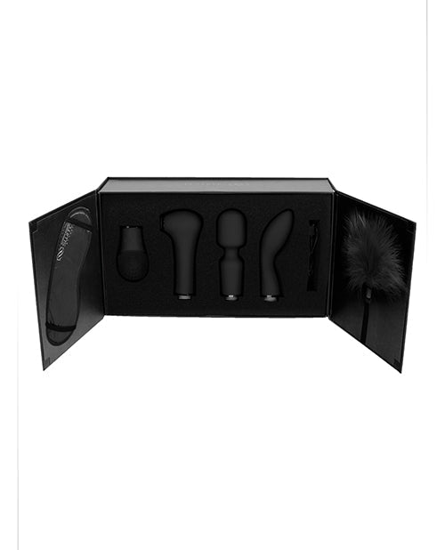 Vibromasseur point G Shots | Kit vibromasseur clitoridien Switch Pleasure #5 | Vibromasseur clitoridien suceur noir | Meilleur vibromasseur pour femmes