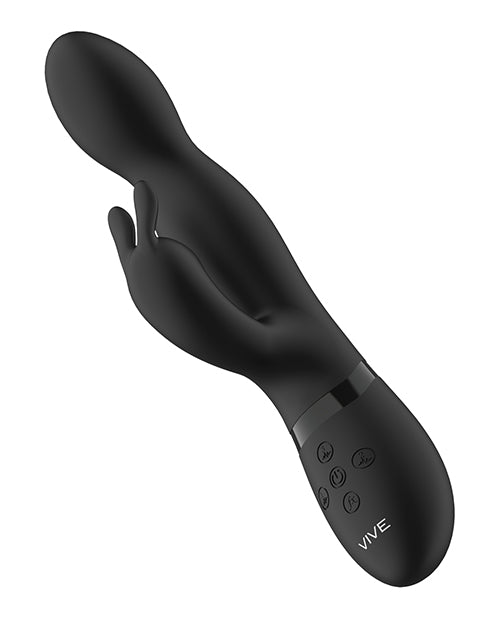 Vibromasseur point G Shots | Vibromasseur lapin rotatif Vive Niva | Vibromasseur clitoridien noir | Meilleur vibromasseur pour femme