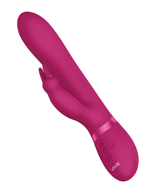 Vibromasseur point G Shots | Vibromasseur clitoridien Vive Amoris | Vibromasseur lapin avec perles stimulantes rose | Meilleur vibromasseur pour femme