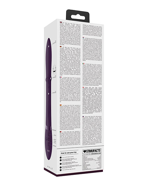 Vibromasseur Rabbit Shots | Vibromasseur Halo Up & Down Ring Point G | Vibromasseur clitoridien Vive violet | Meilleur vibromasseur pour femme
