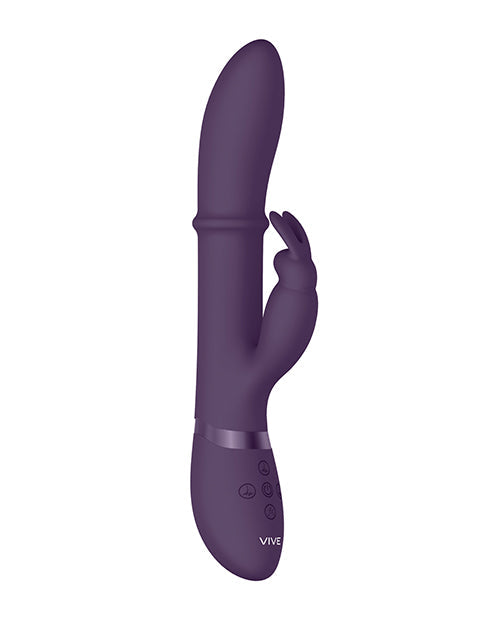 Vibromasseur Rabbit Shots | Vibromasseur Halo Up & Down Ring Point G | Vibromasseur clitoridien Vive violet | Meilleur vibromasseur pour femme