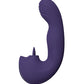 Vibromasseur et stimulateur de point G triple action Shots Yumi - Violet