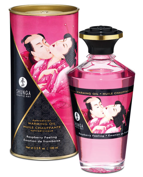 Shunga Aceite Térmico - 3.5 oz Sensación Frambuesa