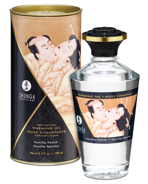 Aceite Calentador Shunga - 3.5 oz Vainilla Fetish