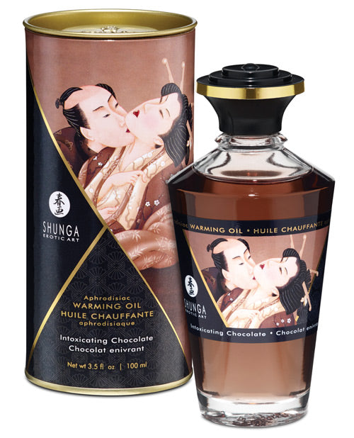 Aceite Calentador Shunga - 3.5 oz Chocolate Embriagador