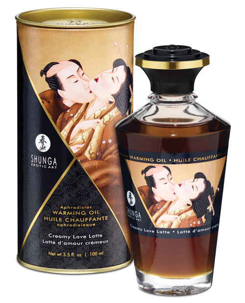 Aceite Calentador Shunga - Latte Cremoso del Amor 3.5 oz