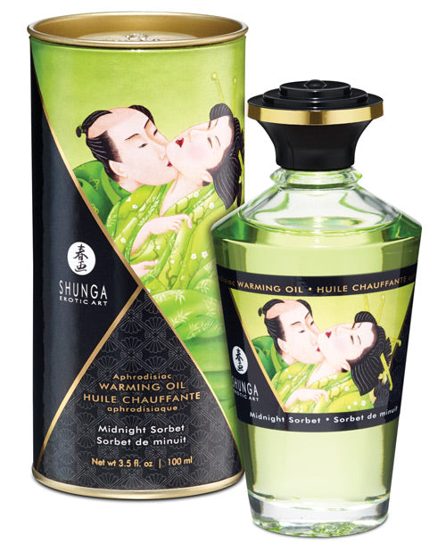Aceite Térmico Shunga - 3.5 oz Sorbete de Medianoche