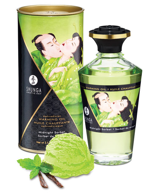 Aceite Térmico Shunga - 3.5 oz Sorbete de Medianoche