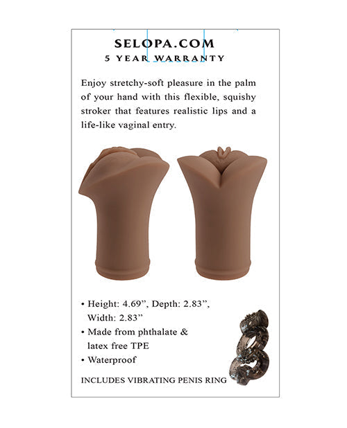 Masturbateur de poche Selopa Pocket Pleaser - Sombre
