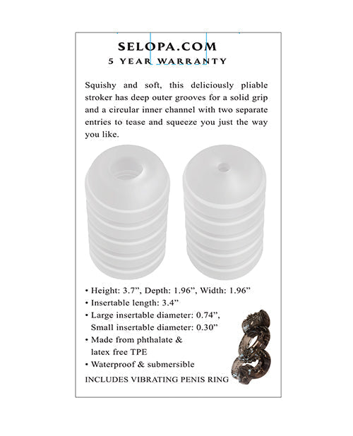 Selopa Ring Me Up Juguete Sexual Suave y Blando - Transparente