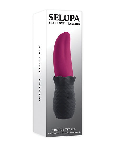 Anneau de langue Selopa - Rose/Noir