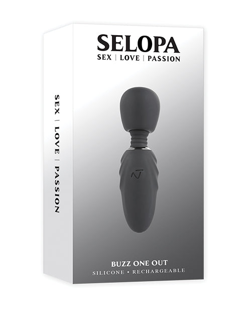 Mini baguette de massage Selopa Buzz One Out - Noire