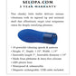 Vibrador Bala Selopa | Vibrador Pequeño Encantador Cobalt Cutie | Punta Cónica Azul | Eje Texturizado | Mejor Vibrador para Mujeres