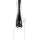 Vibromasseur balle Selopa Silverado | Tige mince texturée gris-noir | Bout bulbeux | Meilleur vibromasseur en vente