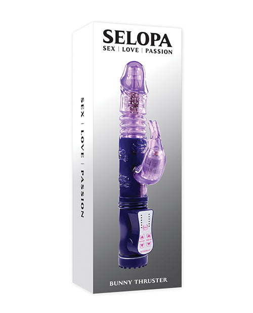 Vibromasseur Lapin Selopa | Vibromasseur Pénétrant Lapin | Vibromasseur Point G Violet | Vibromasseur Clitoridien 12 Fonctions | Meilleur Vibromasseur pour Femmes