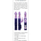 Vibromasseur Lapin Selopa | Vibromasseur Pénétrant Lapin | Vibromasseur Point G Violet | Vibromasseur Clitoridien 12 Fonctions | Meilleur Vibromasseur pour Femmes