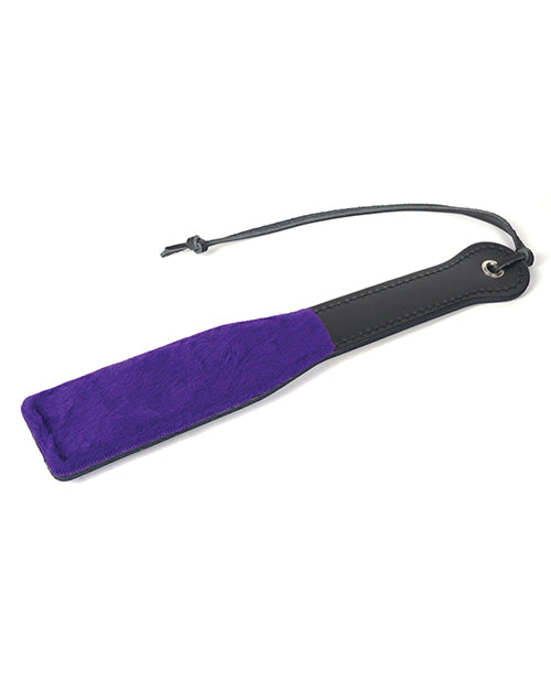 Pagaie en fausse fourrure 12" Spartacus - Violette