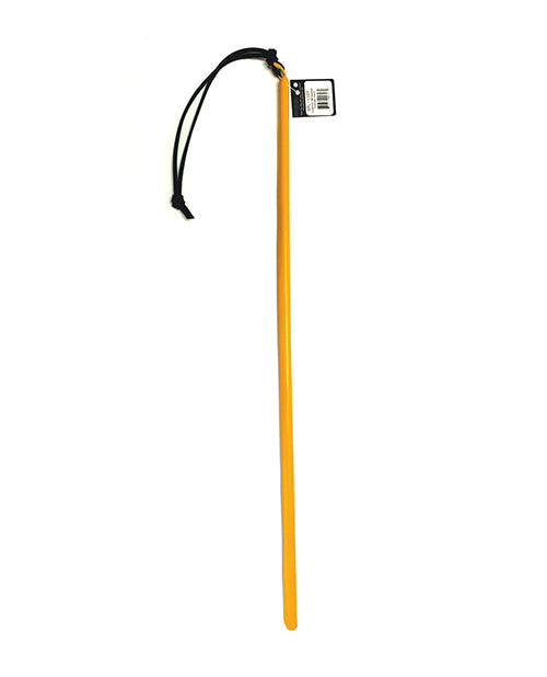 Bastón Spartacus de 24" forrado en cuero - Amarillo