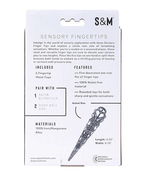 Sex & Mischief Sensory Fingertips - Black