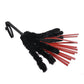 Flogger de piel sintética azafrán