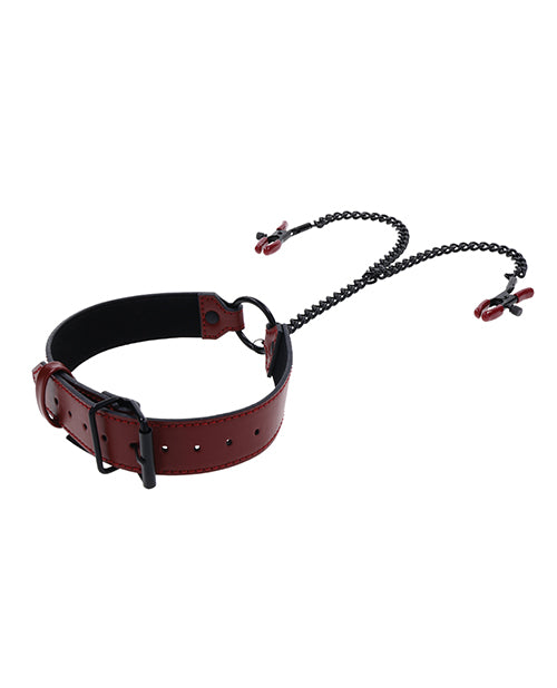 Collier Safran avec Pinces à Tétons Chaînette