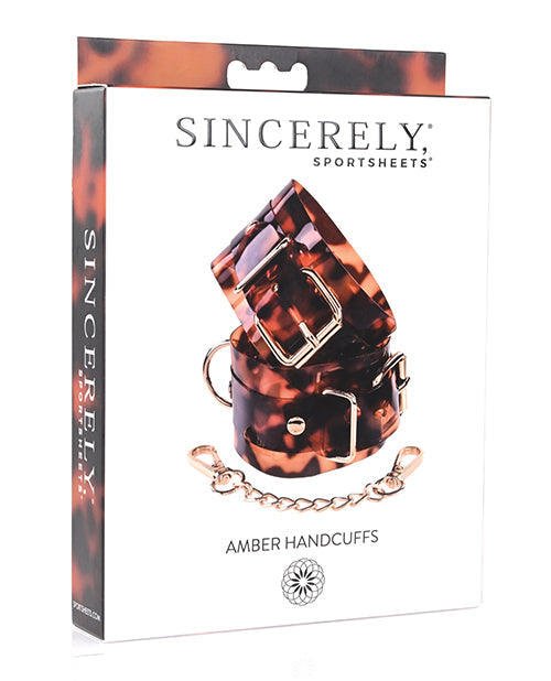 Sincèrement Amber Hand Cuffs
