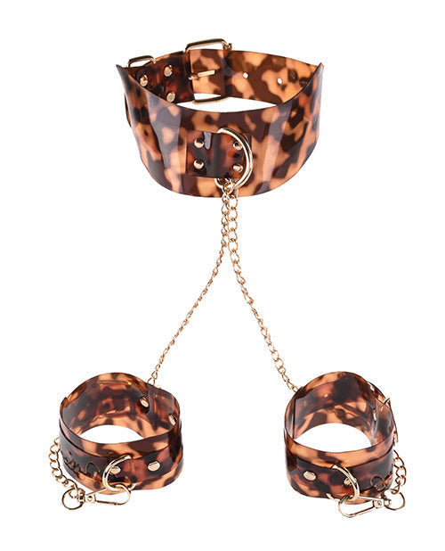 Atentamente Amber Restricción de Cuello y Muñecas