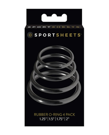 Anneau en caoutchouc Sportsheets - paquet de 4