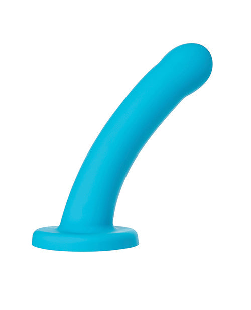 Gode ceinturon réaliste Nexus | Gode en silicone | Gros gode de 18 cm | Gode à ventouse Hux turquoise