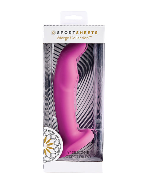 Sportsheets Tana Dildo de silicona de 8" para el punto G - Rosa