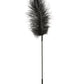 Sportsheets Cosquillero Corporal Pluma de Avestruz - Negro