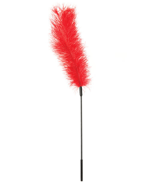 Sportsheets Body Tickler Pluma de Avestruz - Roja