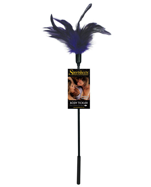 Sportsheets Body Tickler Estrella de plumas - Violeta