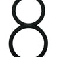 Anillo para el pene MALESATION en forma de ocho - Negro