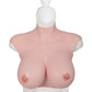 XX-DREAMSTOYS Ultra Realistic H Cup Breast Form Extra Large - Ivory