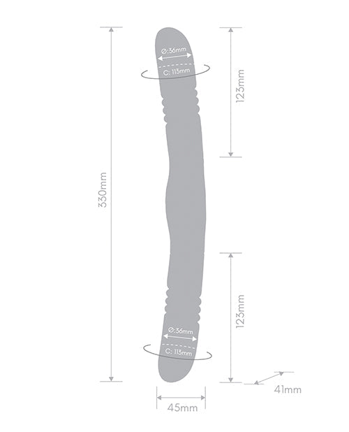 Juntos Doble Deleite Vibrador Doble Extremo Vibratorio y Penetrante - Morado