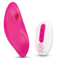 Vibrador de bragas a control remoto Suck N' Go Together - Rosa