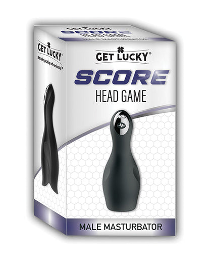 Get Lucky Score Jeu de Tête Masturbateur - Noir