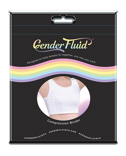 Faja Compresora de Pecho Género Fluido -XL Blanca