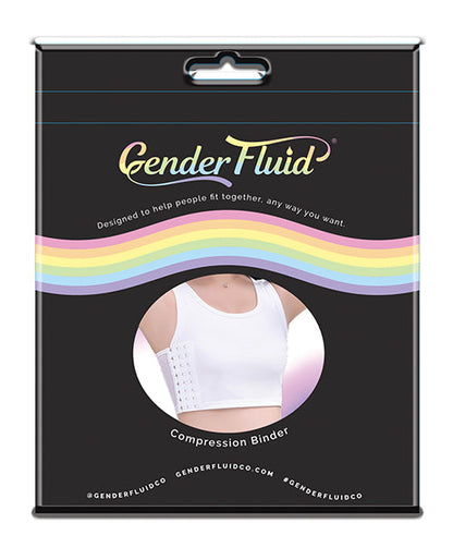 Faja Compresora de Pecho Género Fluido -XL Blanca